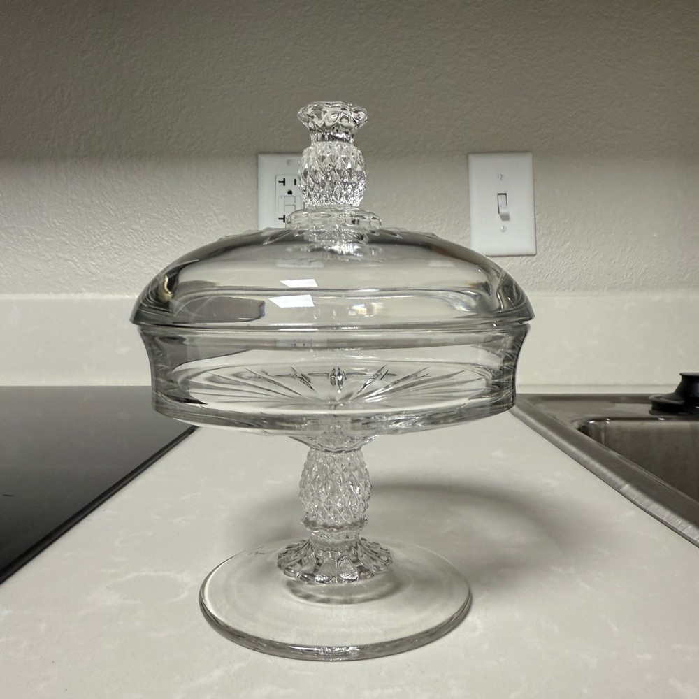 Vintage Heisey Plantation dish